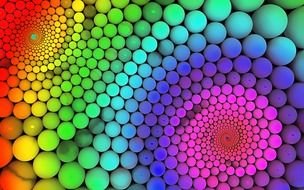 multi-colored optical illusion