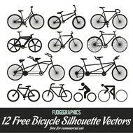 bike Silhouettes drawing