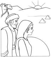 Abraham And Sarah Coloring Pages