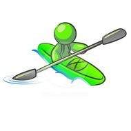 Cartoon Kayak Clip Art N10