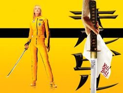 Kill Bill 2, poster of martial arts film