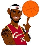 LeBron James Coloring Pages