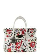 bag with colorful prints as a picture for clipart