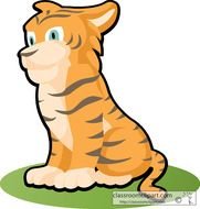 Tiger Sitting Down N2