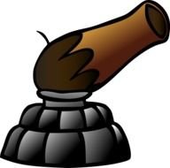 Cannon Clip Art drawing