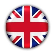 britain flag on ball