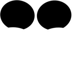 ears of Mickey Mouse as a picture for clipart