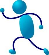 Stick Man Running