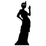 Flapper Girl Silhouette N2