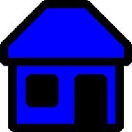 Blue House Clip Art N11