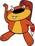 Clip art of Cartoon Beaver