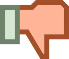 Thumbs Down Clip Art N12