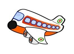 Cartoon Plane as an illustration