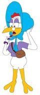 Miss Prissy Looney Tunes drawing