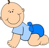 Baby Boy Diaper Clip Art N3