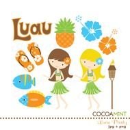 Luau Party Clip Art Free