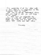 Elementary Student Writing Samples N2