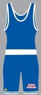 Blue and white basketball form clipart