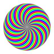 Circle Swirl Clip Art N6