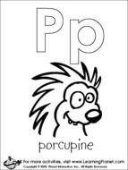 Letter P Coloring Pages N2