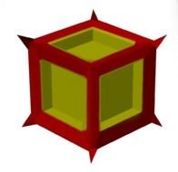 Cube 3D Shapes Clip Art N2