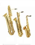 three Tenor Saxophone drawing