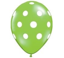 Lime Green Polka Dots N2