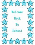 Welcome Free Printable Borders drawing