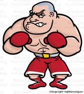 Cartoon Boxing Clip Art N3