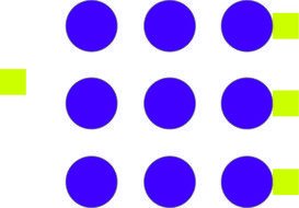 Colorful macaron templates clipart