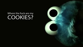 Ä°llustration of Funny Wallpaper Where Are My Cookies