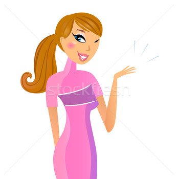 Stock Photo Happy Smiling Business Professional Woman Explaining