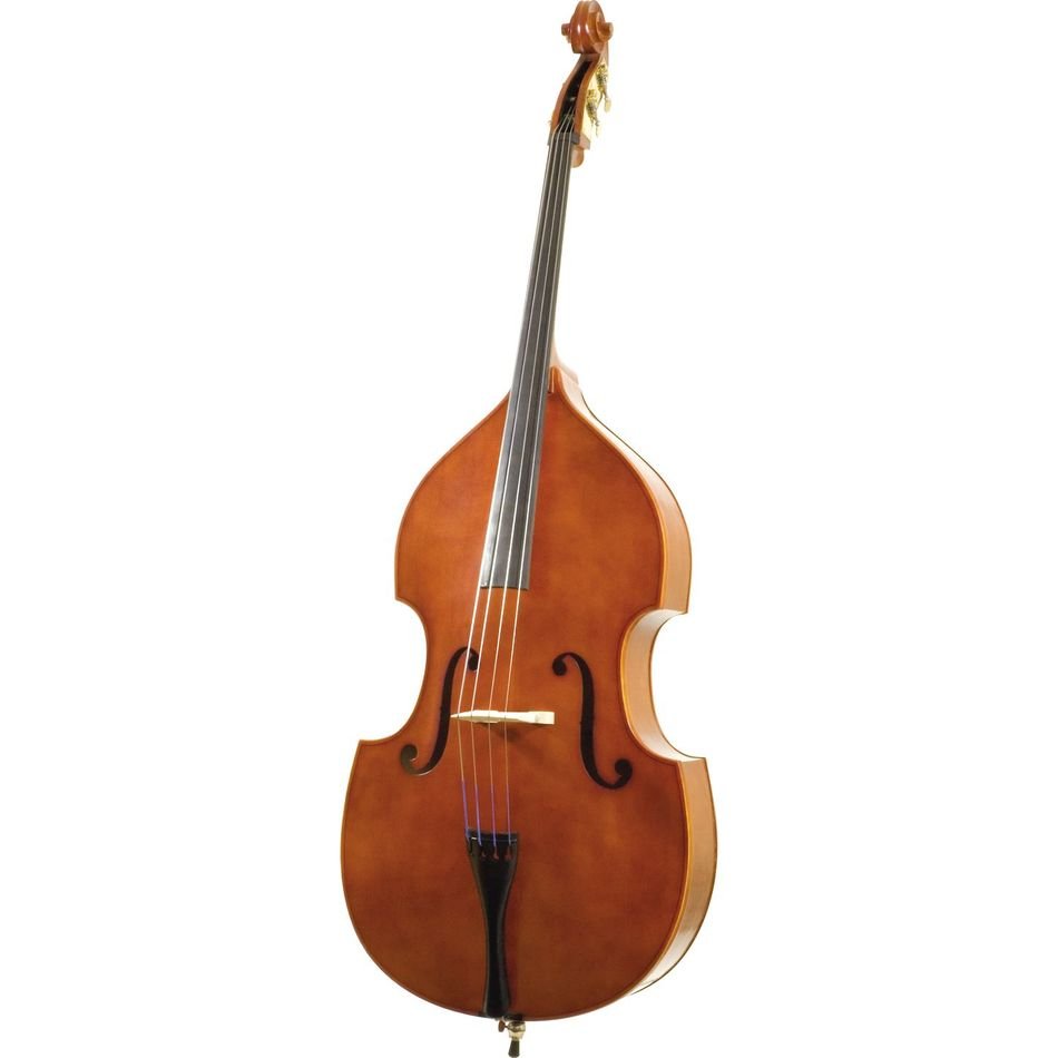 brown Double Bass drawing