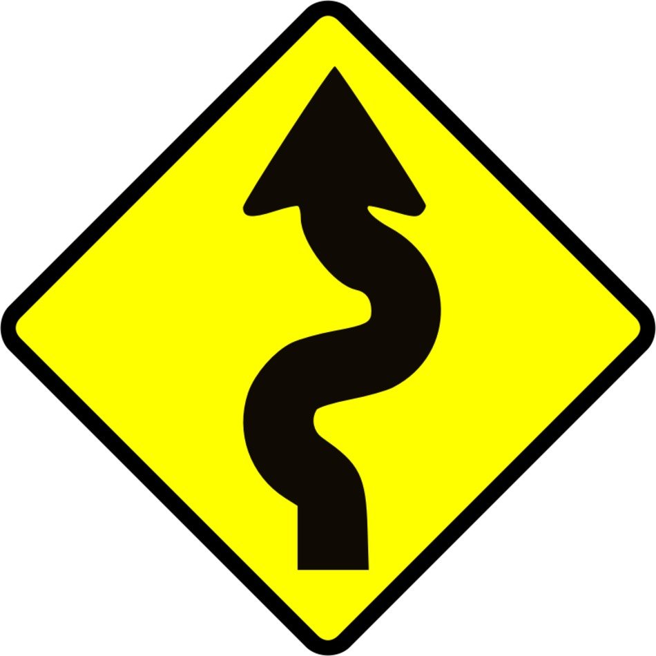 İllustration of Road Sign