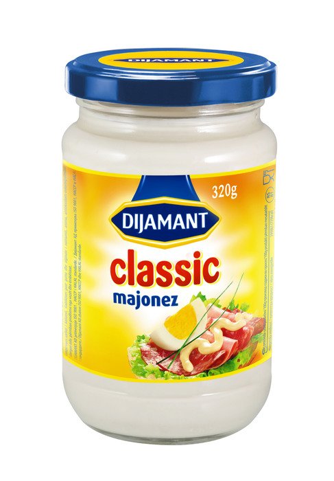 Mayonnaise, creamy dressing in Jar