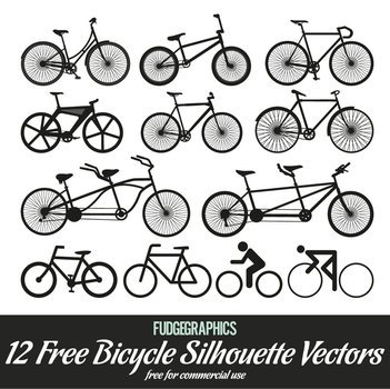 bike Silhouettes drawing