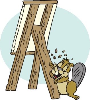 Easel Clip Art N15