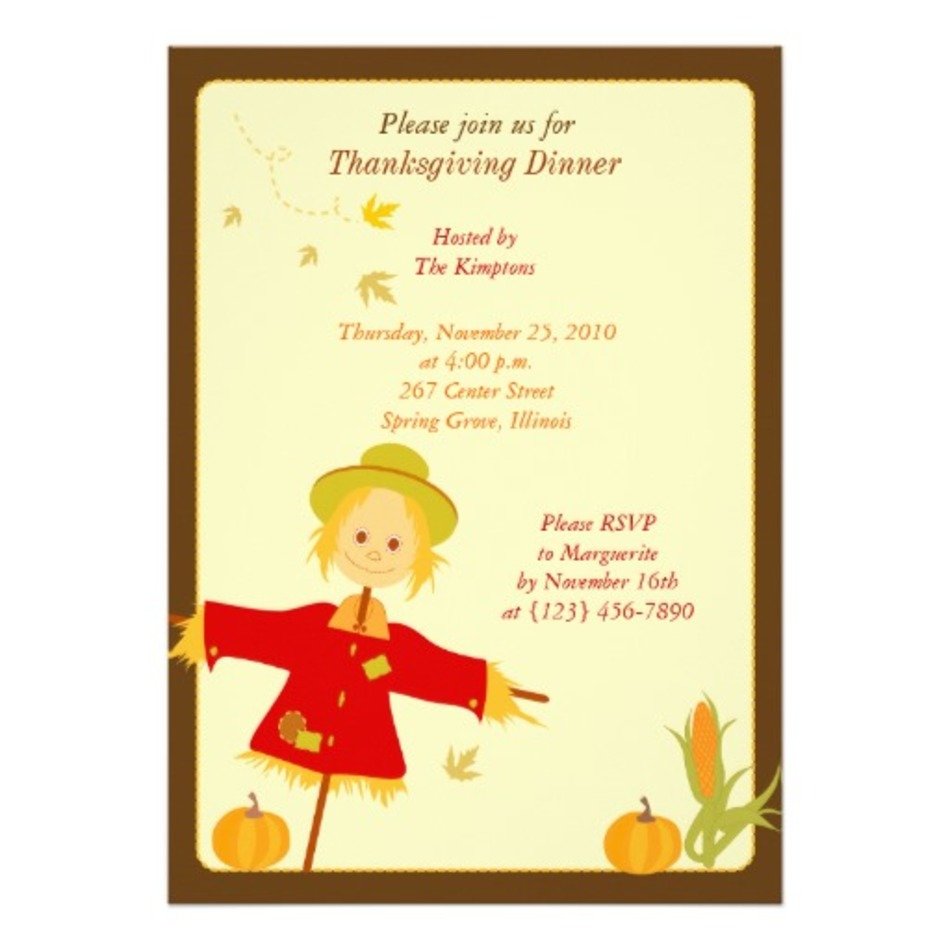 Baby Shower Potluck Invitation