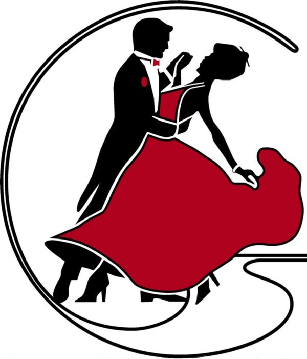 Ballroom Dancers Logo drawing