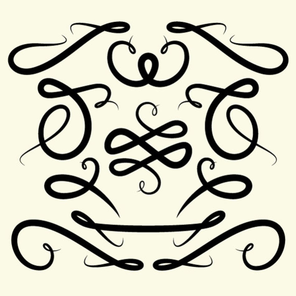 Clip Art Decorative Flourish