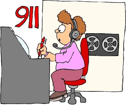 911 Operator Clip Art