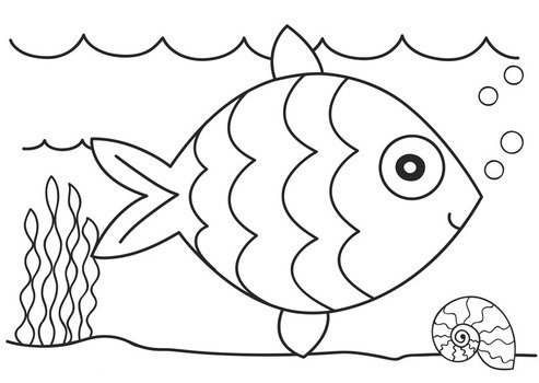 Fish Coloring Pages N6