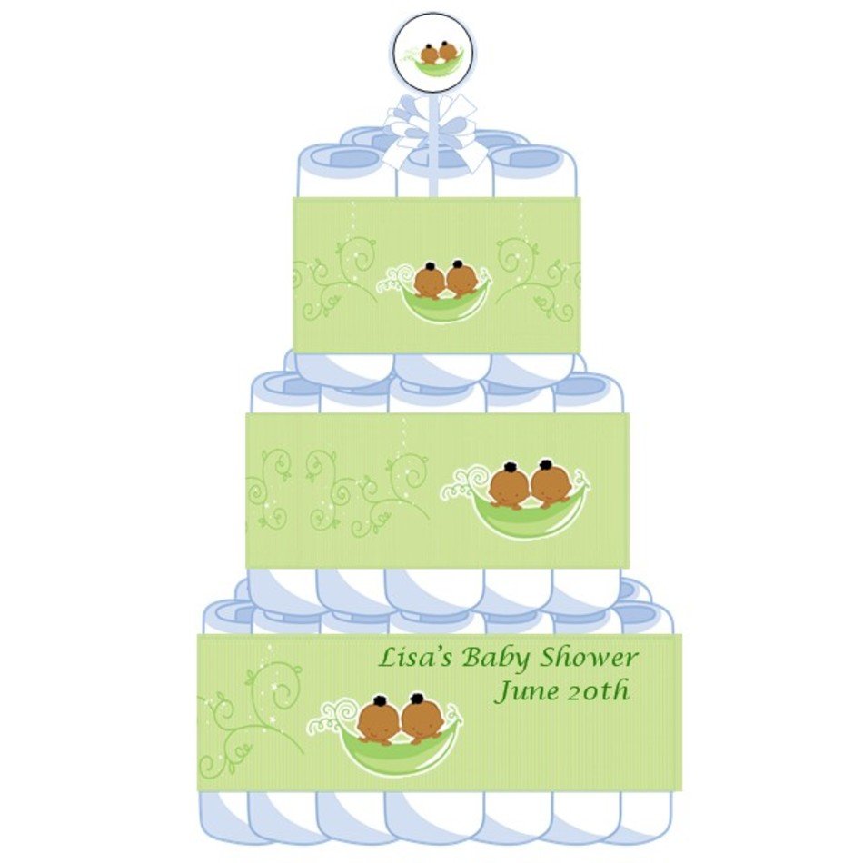 Two Peas In A Pod Baby Shower Cake N2