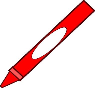 Red Crayon Clip Art N12