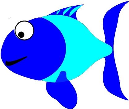 Blue Fish Clip Art N16
