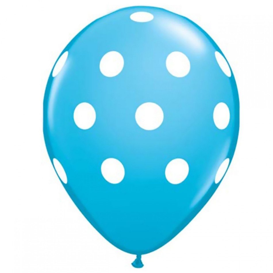 Clipart of Polka Dot Balloon