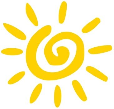 Yellow Sun Clip Art N20