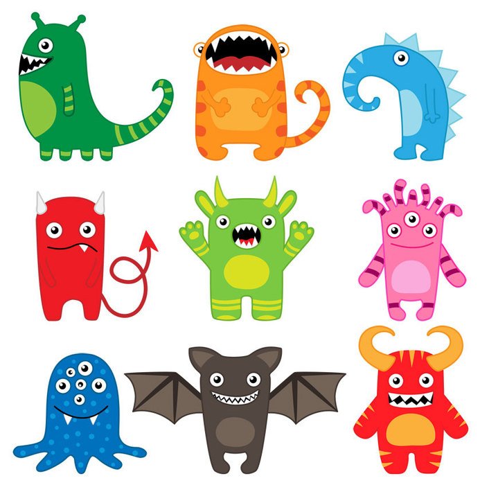Monster Border drawing