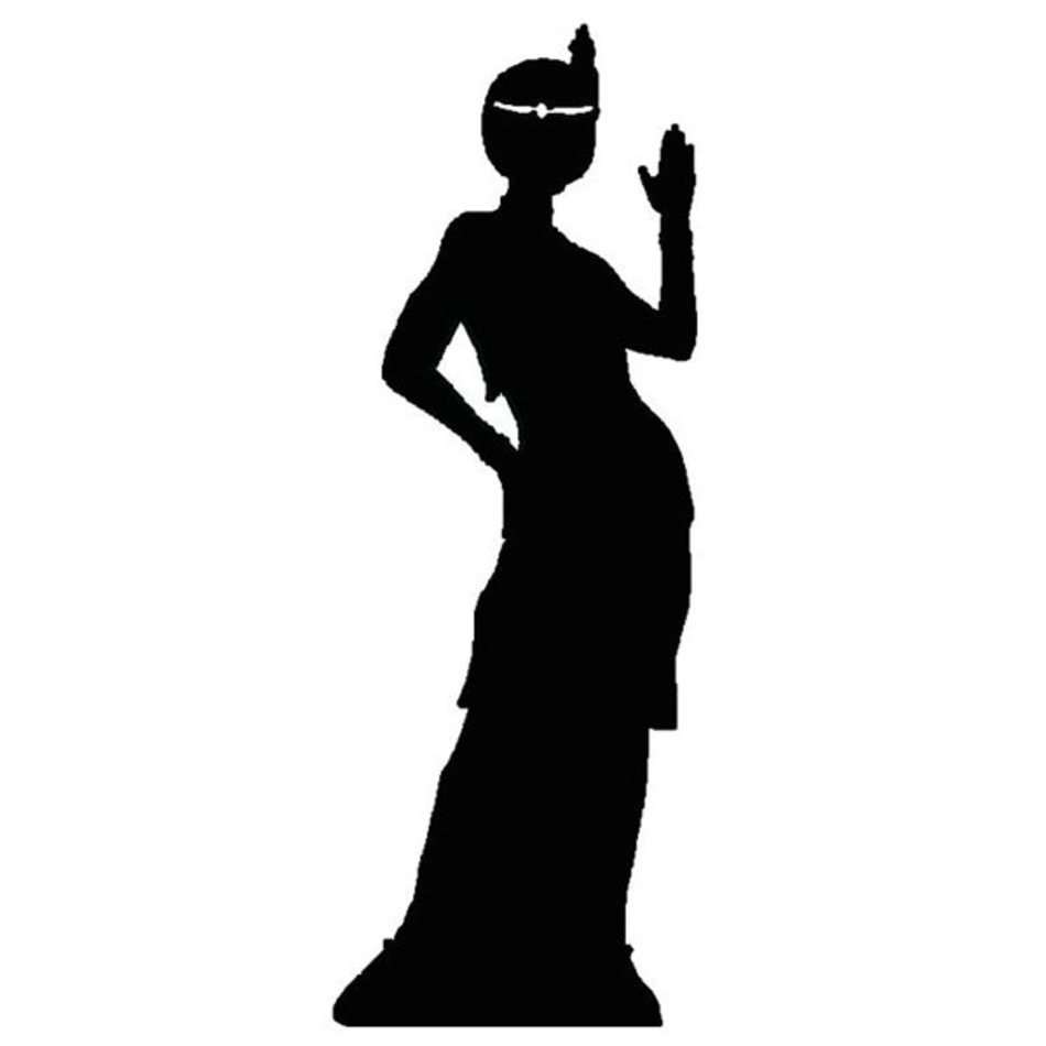 Flapper Girl Silhouette N2