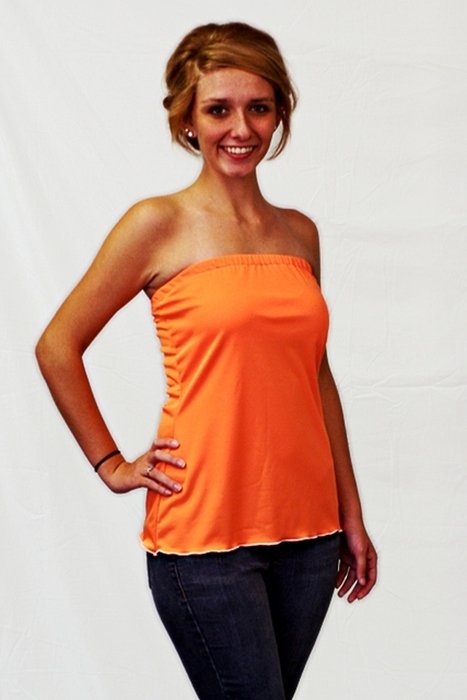 Women posing in Orange Blaze